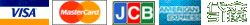 お支払い方法 VISA Master JCB AmericanExpress 代金引換